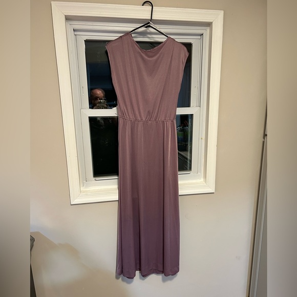 Vintage 1960 Boat Neck Evening Dress Size 14 - Picture 1 of 3